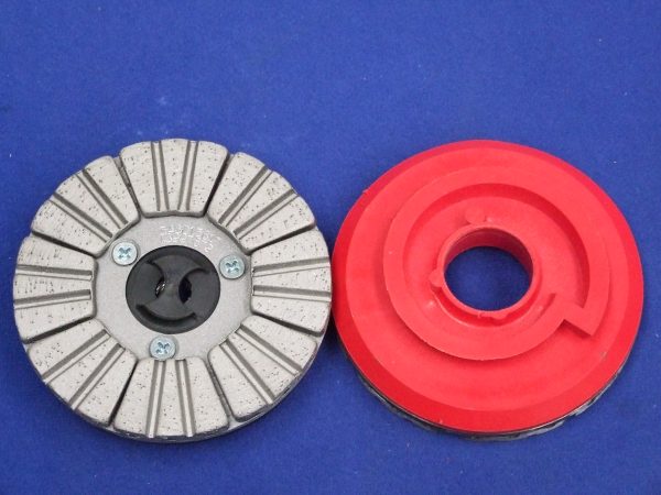 Diamond Polishing Head for Granite Marble and Stone 4" FDP M14 Red