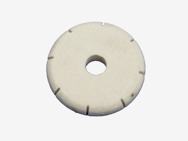 Drain Groove Polishing Wheel Buffing Felt 12.7mm 100mm Diameter