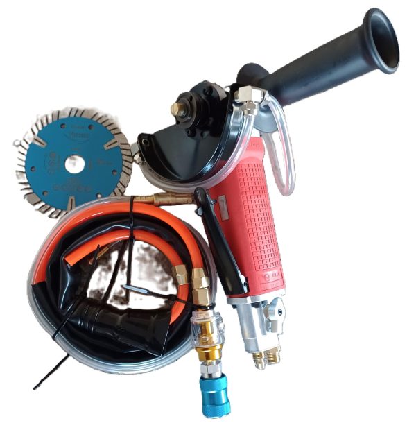 PNEUMATIC WET SAW 125MM c/w 125mm Diamond blade