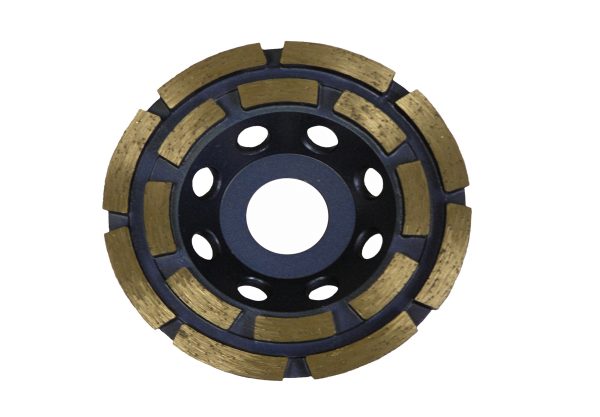 Diamond Cup Wheel Double Row 4" for Stone M14 Fitting