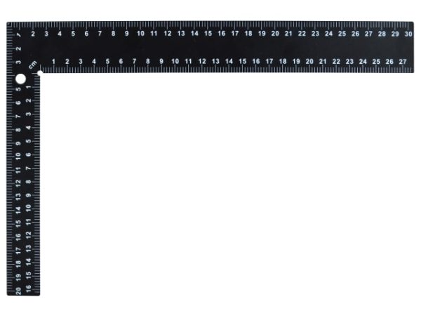 600X400mm Stainless Steel Square Black