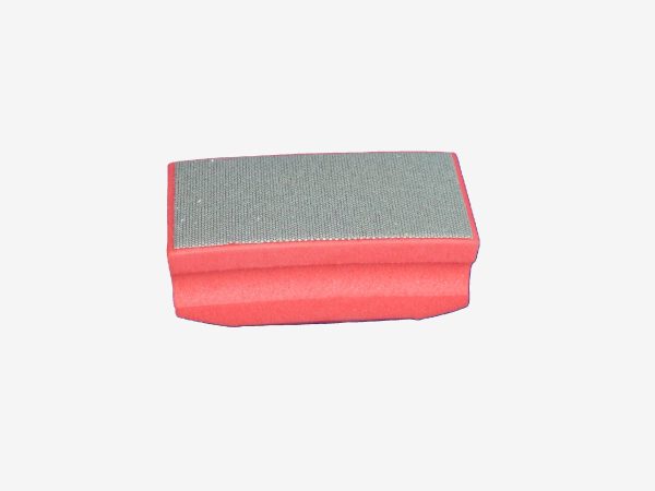 Diamond Hand Polishing Pad for Granite, Marble and Stone red 200 Grit