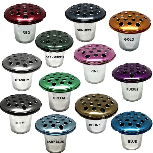 Aluminium Flower Container/Vase With Custom Colour Lid